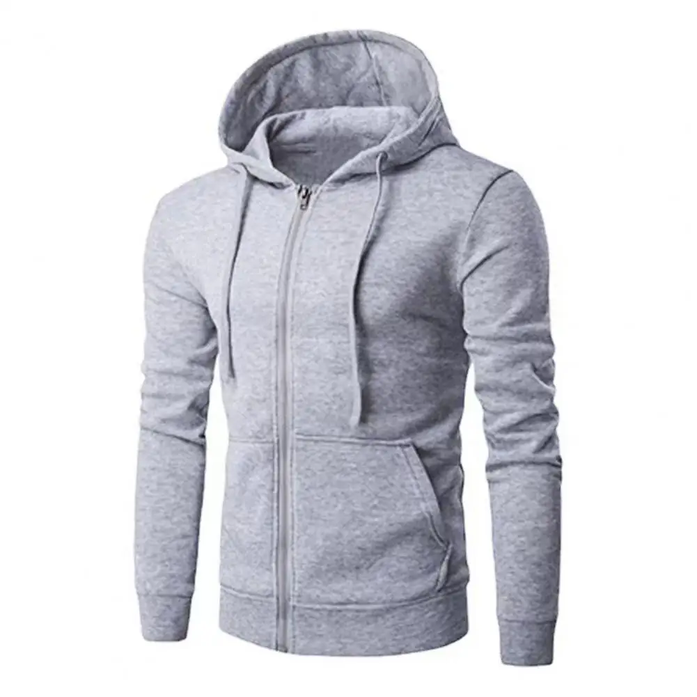 Men Sweatshirts Hooded Long Sleeve Men Jacket Hoodie Zipper Closure Jacket Sweatshirt Male Hoodies Autumn Winter