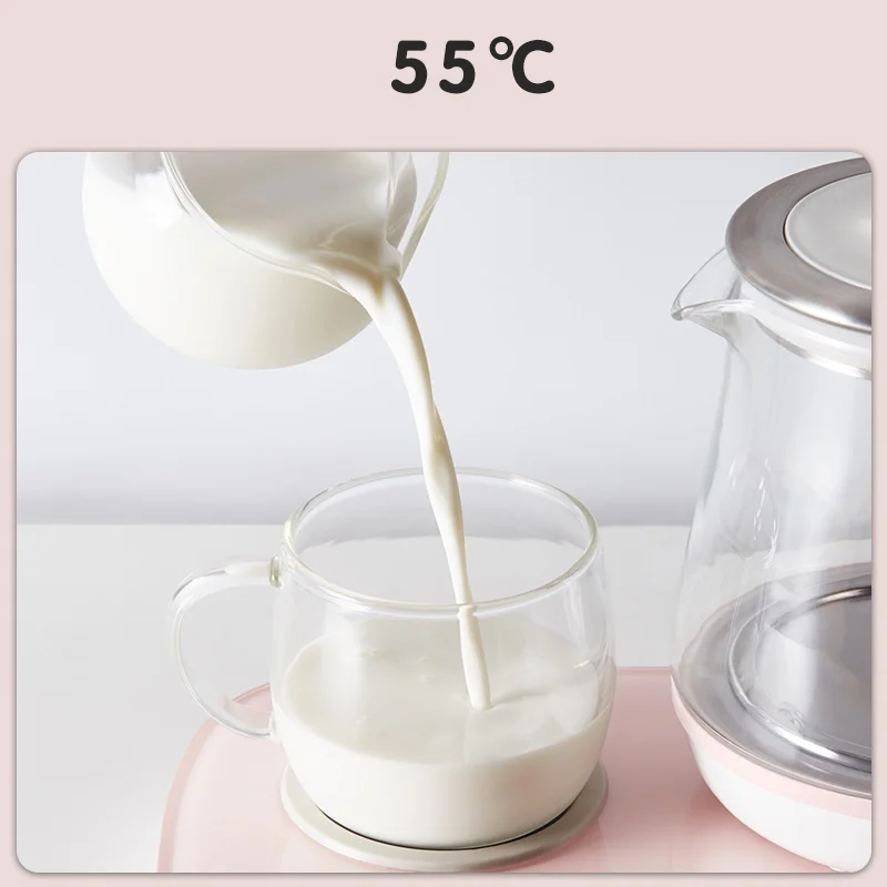 220 فولت 0.8L غلاية زجاجية كهربائية متعددة الوظائف وعاء الطبخ المنزلية الكهربائية الحفاظ على الصحة وعاء الشاي الحلوى وعاء الطبخ