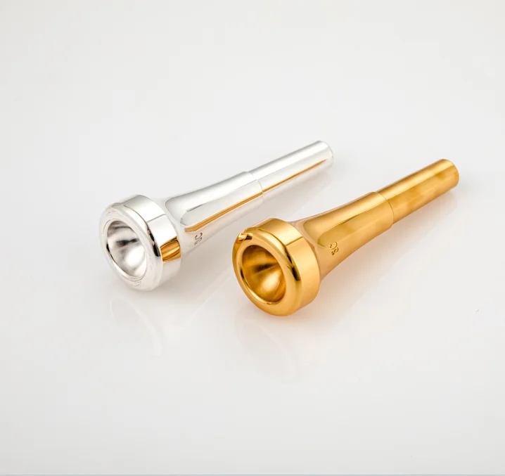 Bb Trumpet Mouthpiece 7C 5C 3C Size Pro Silver/Gold Plated Copper Musical Brass Instruments Trumpet Accessories