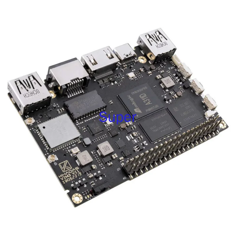 

Khadas VIM3 Amlogic A311D S922X 5.0 TOPs NPU Development Board Artificial Intelligence