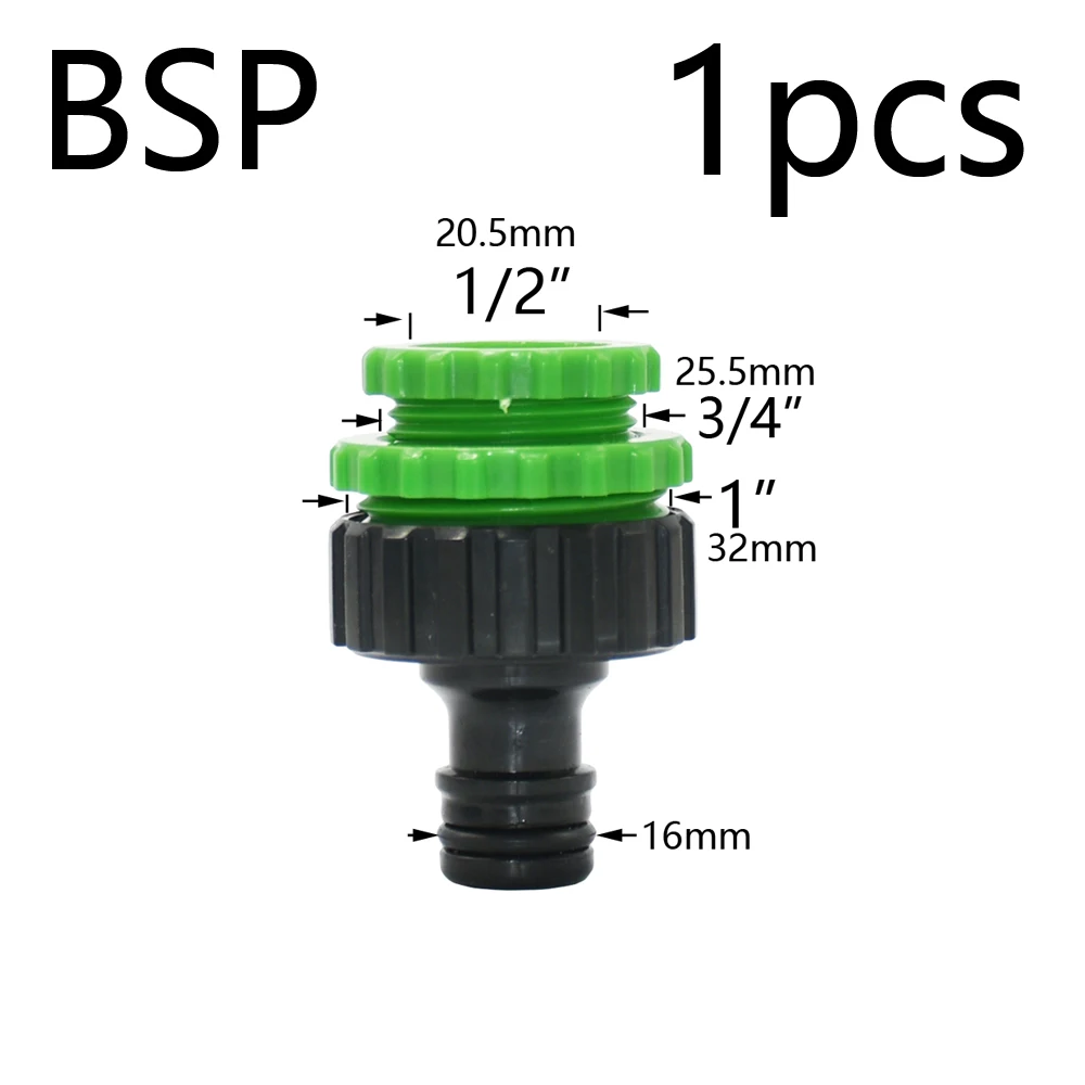 Ogród szybkie łączenie Adapter z 1/4 (ID 4mm) lub 3/8 cal (8mm) złącze kolczaste do nawadniania podlewanie ogrodu cieplarnianych