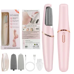 Electric Foot File Callus Remover  for Heels Dead Skin USB Charge Easy Reach Desion Coarse Fine Double Speed Smooth you Feet