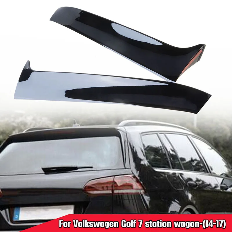 

Rhyming Rear Window Side Spoiler Canards Splitter Fit For VW Golf 7 R Variant Wagen 2014 - 2017 Decorative Protective Sticker