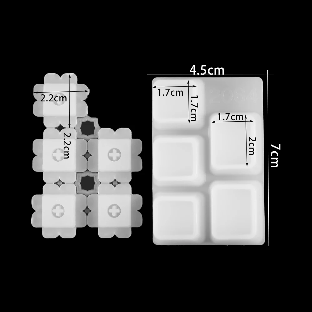 1 stücke Gaming Mechanische Tastatur Schlüssel Kappe Silikon Formen Kristall Epoxy Harz Casting Form Für DIY Handgemachte Handwerk Machen Werkzeuge