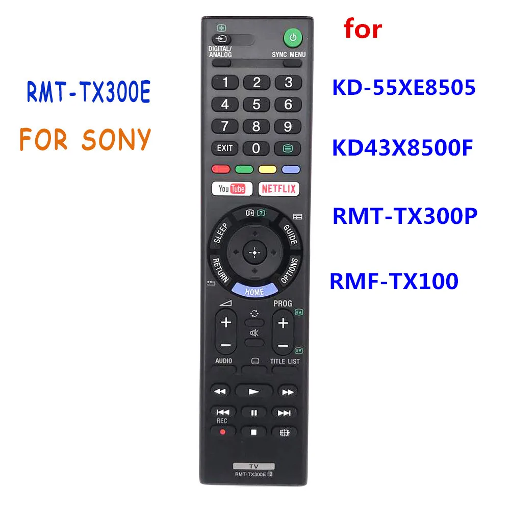 Remote Control For Sony Led Smart TV LCD TV With Youtube Netflix Button KD-55XE8505 KD43X8500F RMT-TX300P