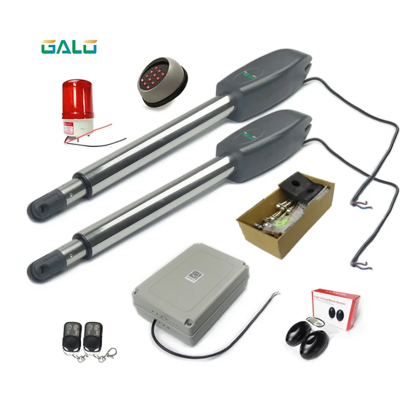 

Auto Gate System Remote Control 24VDC Control Panel Automatic Swing Gate Motor With Transformer Optional