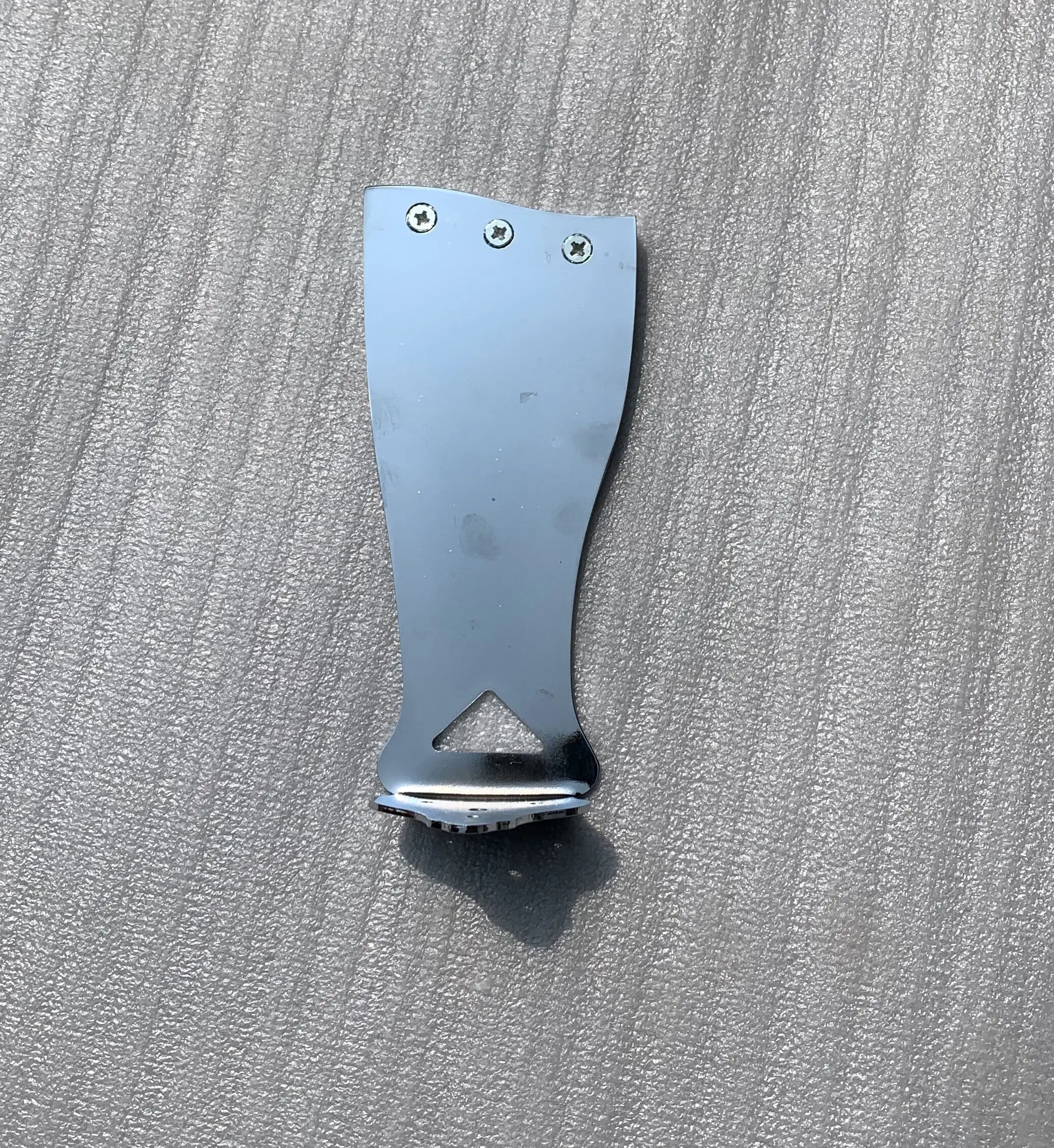 Professional Discount Tailpiece/Bridge for Electric Guitar Chrome Color Music Accessories #L046