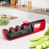 Knife Sharpener Scissors Sharpening stone Angle Adjustment 4 Stages Professional Kitchen Grinder knives Whetstone Sharpener Tool