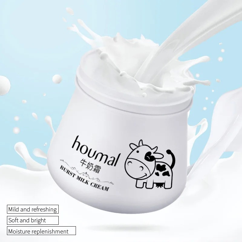 80g Milk Cream Natural Whitening Anti-Aging Fade Wrinkle Moisturizing Nourish Skin Face Creams Skin Care Lift Facial Skin Care