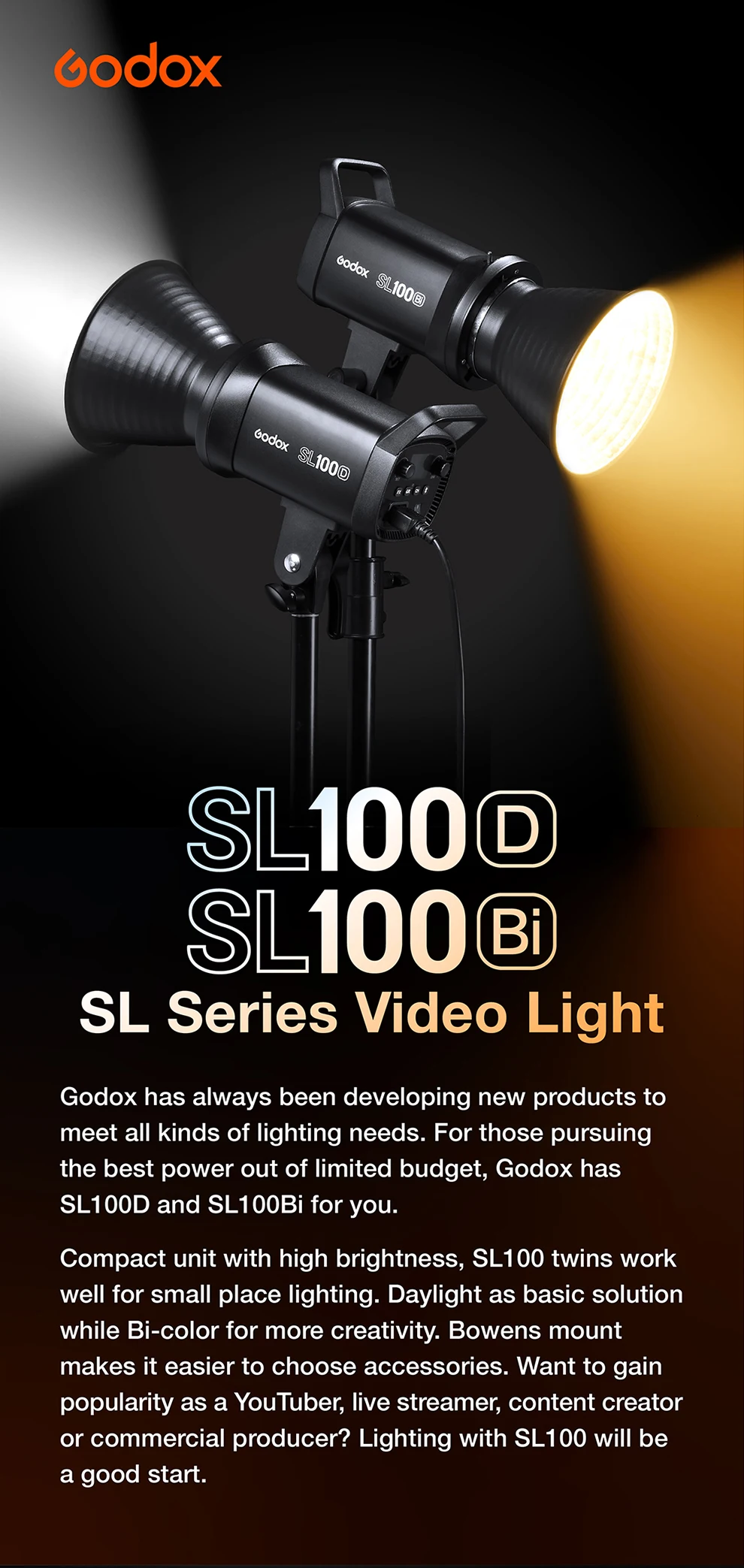 Godox Sl100d Review | Godox Led Sl 200w | Godox Led Sl100d