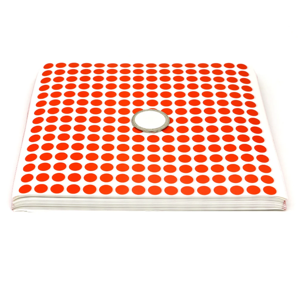 8mm Writable Stickers 14 Color Self-adhesive Dot Labels Sealing Carton Stickers 2560pcs