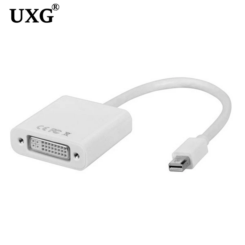 Thunderbolt Mac Mini DisplayPort Male To DVI-D Female Passive Adapter Converter Mini DP To DVI-D - 1920 X 1200/1080p