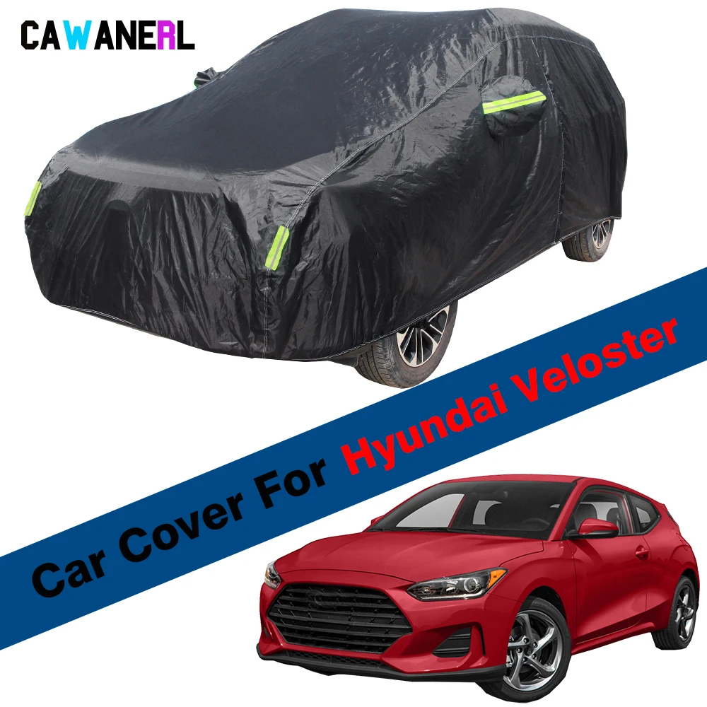 Full Car Cover For Hyundai Veloster Outdoor Anti-UV Sun Shade Rain Snow Dust Resistant Waterproof Auto Cover