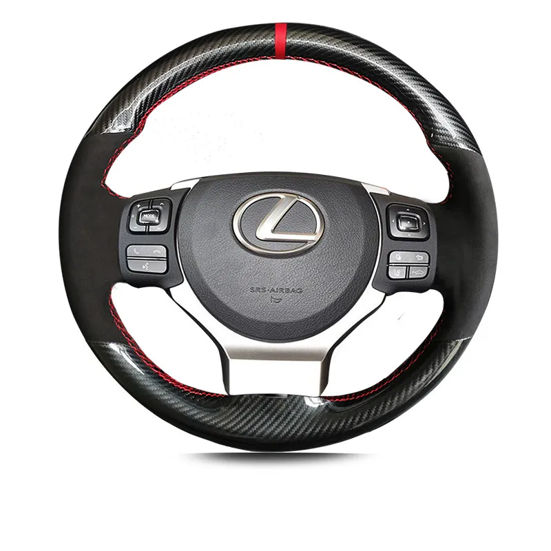 DIY Hand stitched steering wheel cover non-slip and breathable For Lexus IS200t ES250 GS300 CT200 nx200 RX300 car wheel cover