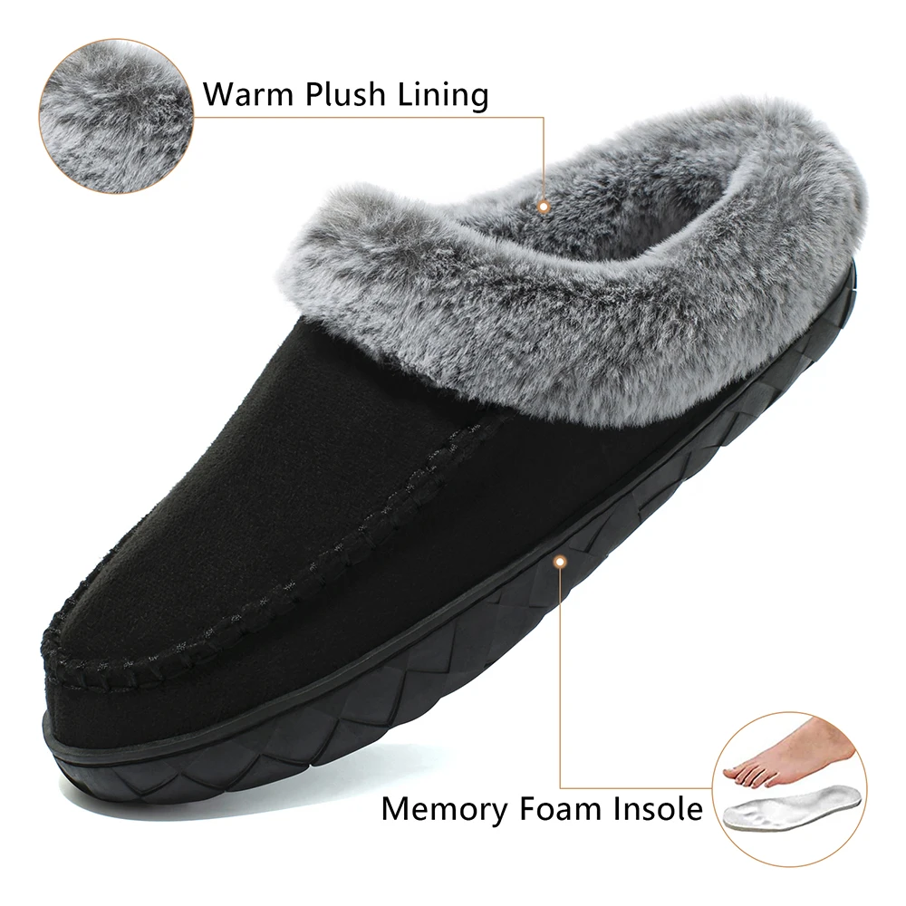 Winter Slippers Men Home Indoor Shoes Warm Plush Massage Slippers soft Big Size Unisex house slippers Non Slip Light Floor Shoes