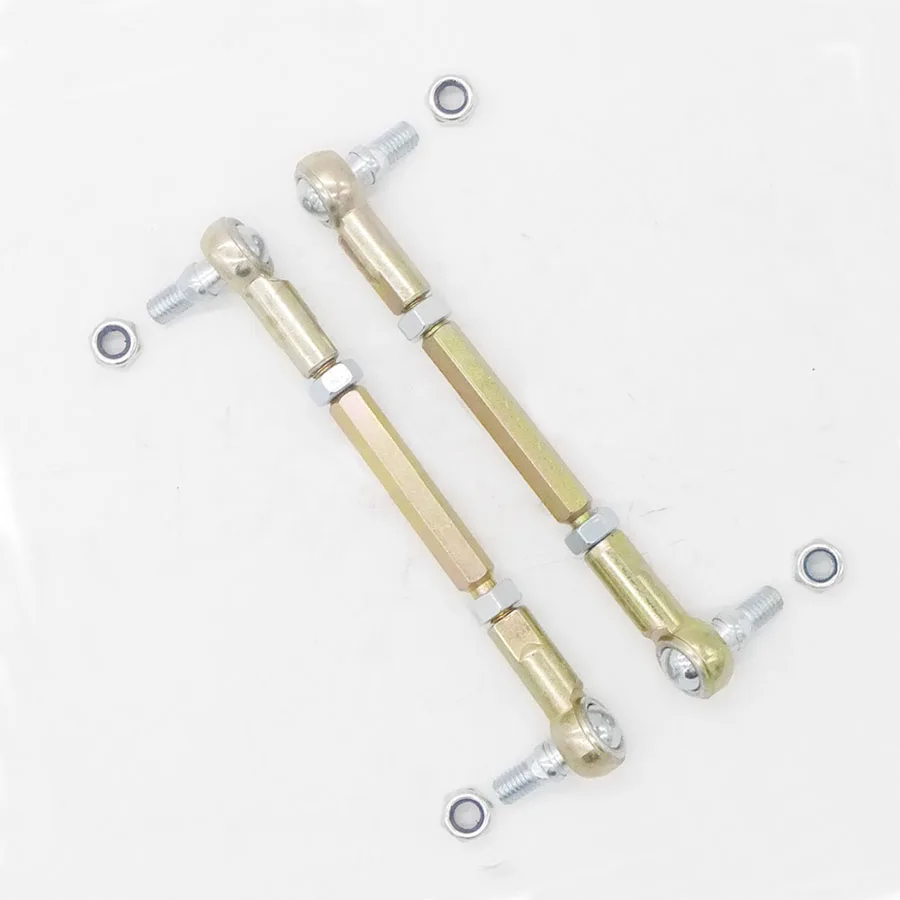 

1 Pair 150mm/170mm M8 Steering Tie Rod kit Ball Joint For 2 Stroke Electric Mini Kids ATV Go Kart Buggy