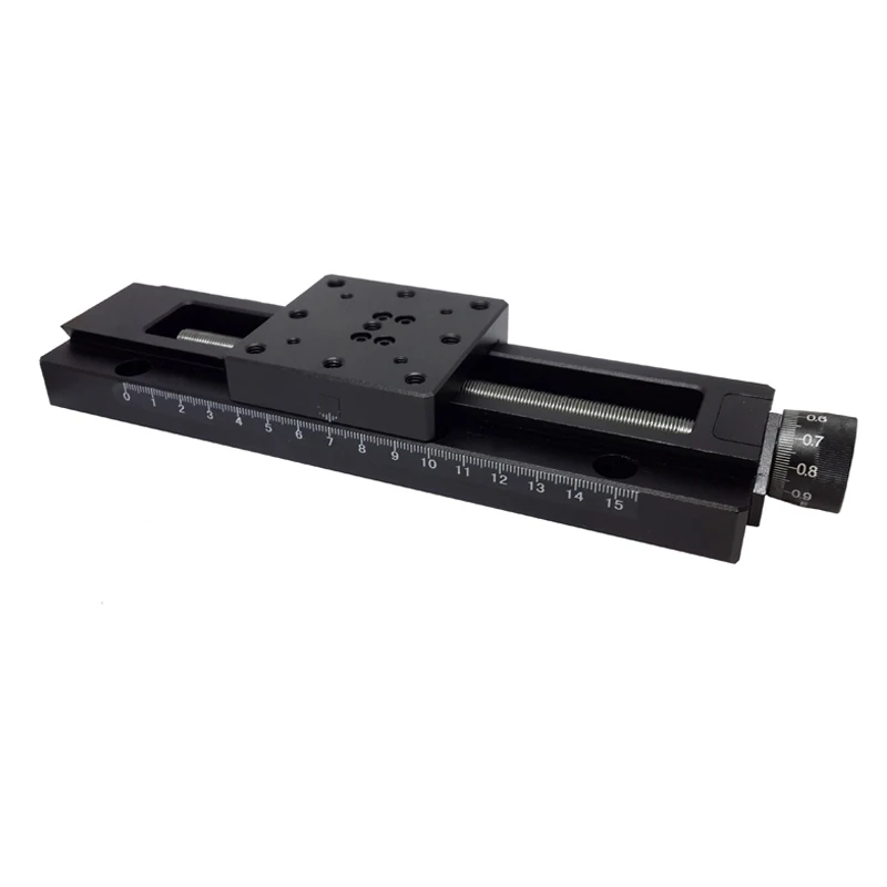 MS-T150 dovetail guide rail manual translation table high precision manual linear translation table lead 1mm