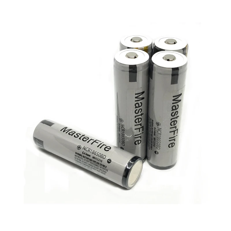 MasterFire 10pcs/lot Genuine Protected 18650 NCR18650BD 3.7V 3200mAh 10A discharge battery e-cigerettes lithium batteries cell