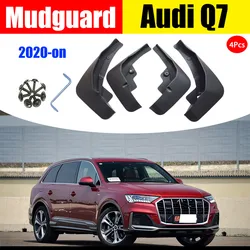 Mudflasp FOR Audi Q7 2020 2021 Mudguards Fender Mud Flap Guard Splash Mudguard Fenders car accessories auto styline Front Rear