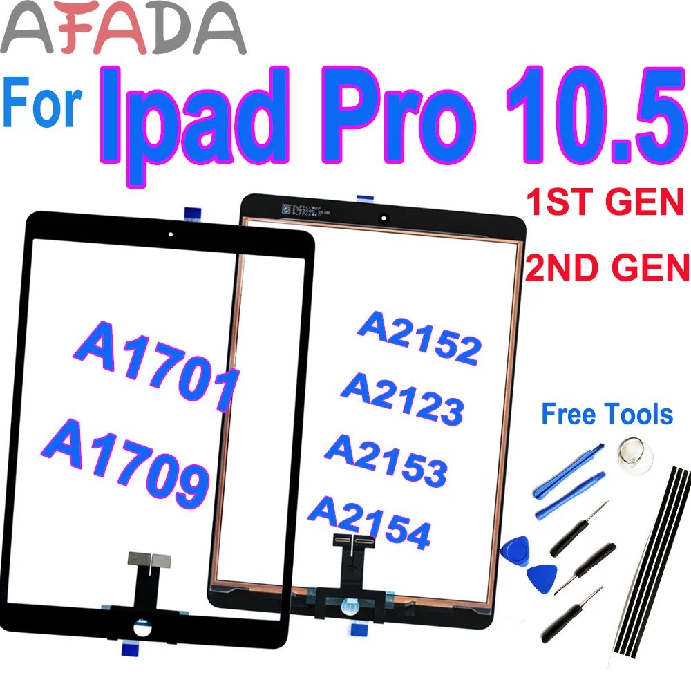 10.5 Size For iPad Pro 10.5 Glass Sensor Panel A1701 A1709 A2152 A2123 A215 A2154 Touch Screen Panel Replacement Repair Parts