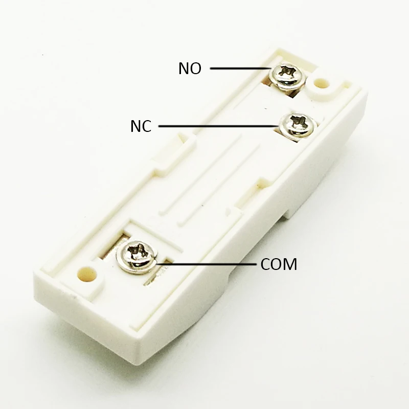 Imagem -02 - Pequeno Mini Tamanho Plástico Nenhum Botão de Saída de Acesso da Porta do nc com 10 Peças v2