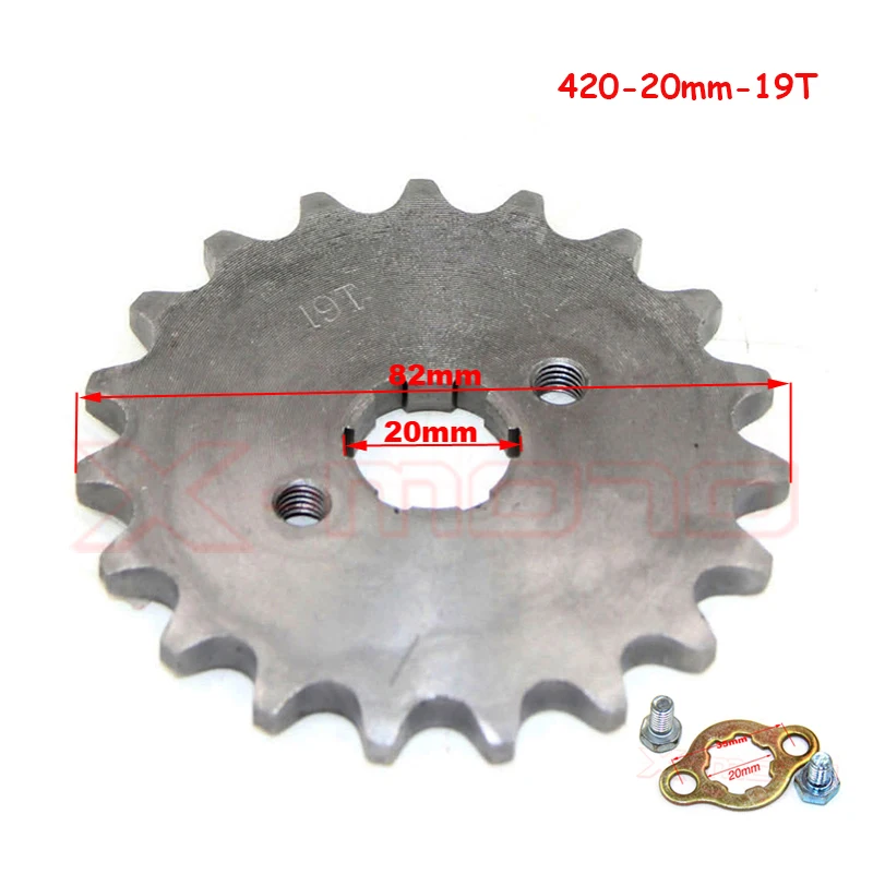 420 20mm 10T 11T 12T 13T 14T 15T 16T 17T 18T 19T 20T Engine Sprocket for motorcycle ATV Dirt Pit Bike Go Kart 4 Wheeler Quad