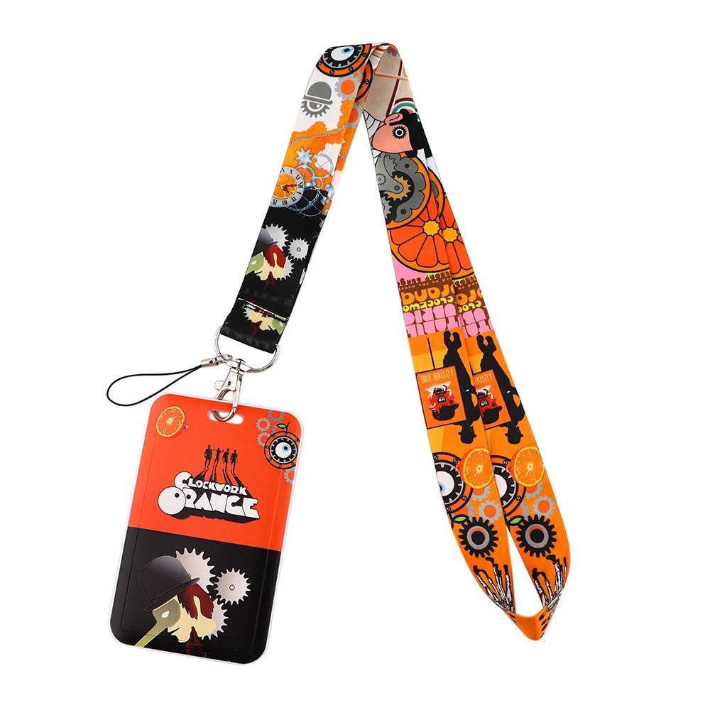 Killer Halloween Horror Movie Lanyard for Keychain ID Card Cover Passport Student Phone USB Badge Holder