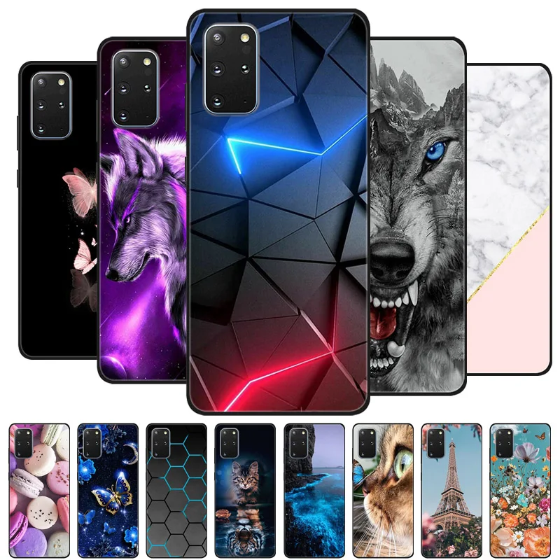 For Samsung S20 Ultra S20 Plus S20 FE S20FE Case Silicone Soft Cute Phone Cover for Galaxy S20 Ultra Plus Case TPU Bumper Cover