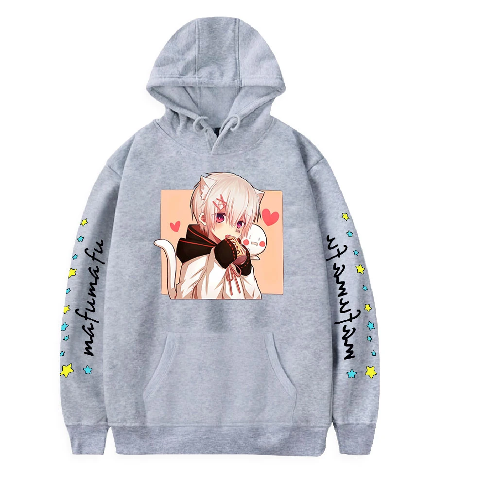 2021 Mafumafu Soraru Na De Regen Print Herfst/Winter Holiday Mannen/Vrouwen Puur Katoen Hooded Kawaii Nieuwigheid Zoete stijl Tops