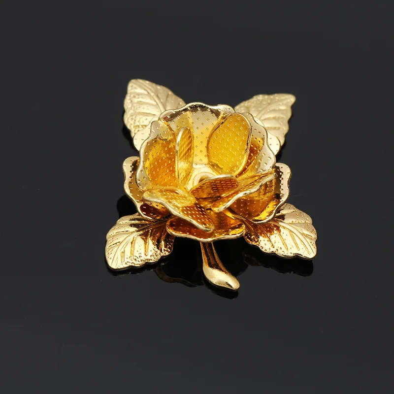 10pcs 20mm Gold Plated Flower Beads Caps Filigree Charms Copper Materials for Earrings Brooch Jewelry Making Wholesale DIY