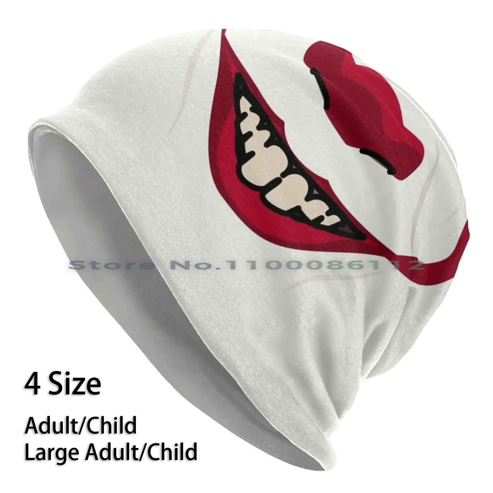 Creepy Clown Mouth Beanies Knit Hat Clown Derry Balloon Penny Wise Georgie It Stephen King Creepy Mask 19 Mouth Protect