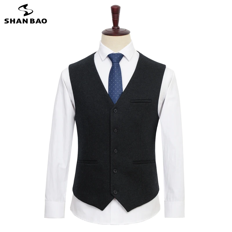 5XL 6XL 7XL 8XL 9XL high quality wool suit vest 2020 autumn winter brand clothing business gentleman men\'s big size casual vest