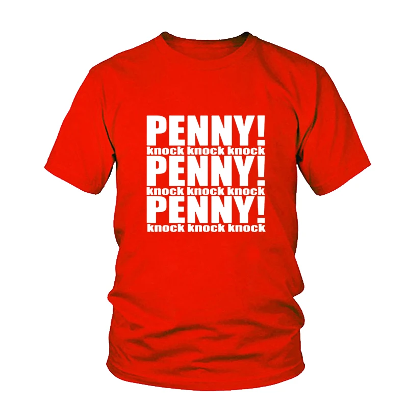 Camisetas de manga corta para mujer, camiseta de TV de Play The BIG BANG Theory Cooper Bazinga, camisetas personalizadas para mujer, camiseta de Sheldon Penny