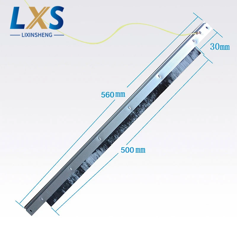 가방 제작 기계 500x560mm 이탈리아 탄소 섬유 정전기 방지 섬유 브러시