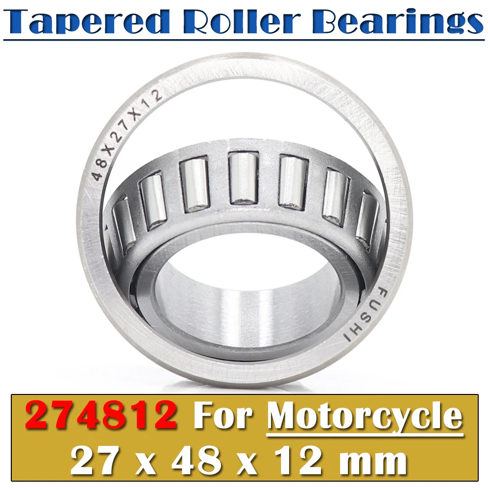 274812 Steering Head Bearing 27*48*12 mm ( 1 PC ) Tapered Roller Motorcycle Bearings