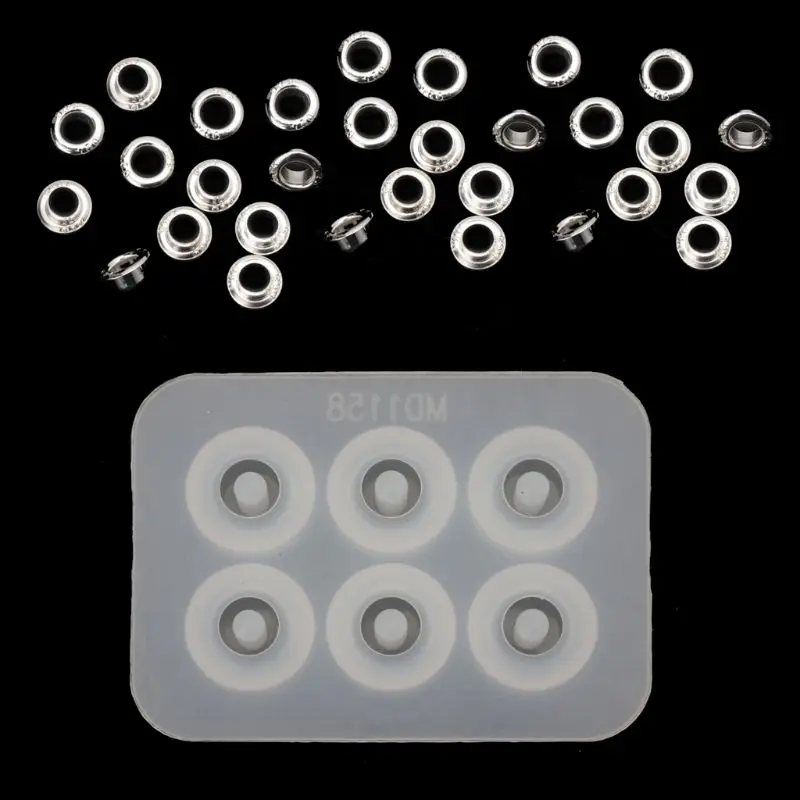 One Pack S925 Beads Cap Silicone Mold Kit Add-a-Bead Bracelet Beads Jewelry DIY