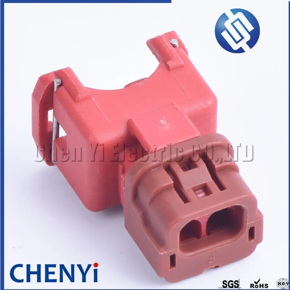 2 Pin red PB187-02326 3.5mm Series Female Waterproof Knock Detonation Sensor Plug auto connectors DJ7023YD-3.5-21