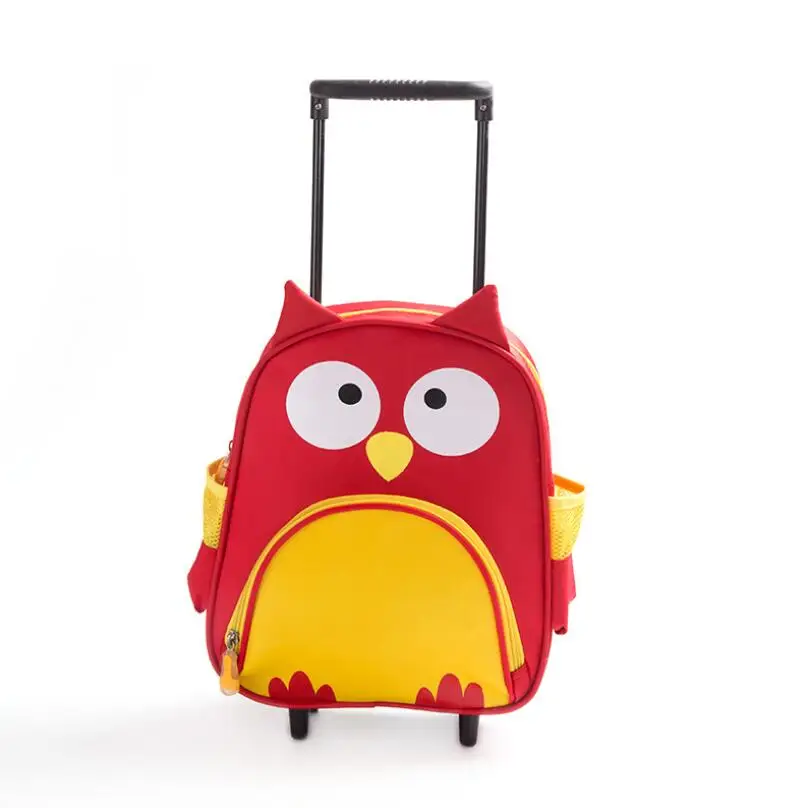 Imagem -02 - Trolley Rolling Backpack For School Double Use Travel Bags For Children Kids Girls Wheeled Kid