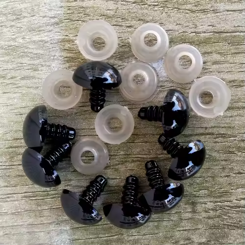 100pcs 8/10/12/14mm Plastic Safety Eyes For Toys Diy Mix Size Crochet Animal Eye For Doll toys amigurumi Accessories - Image 4