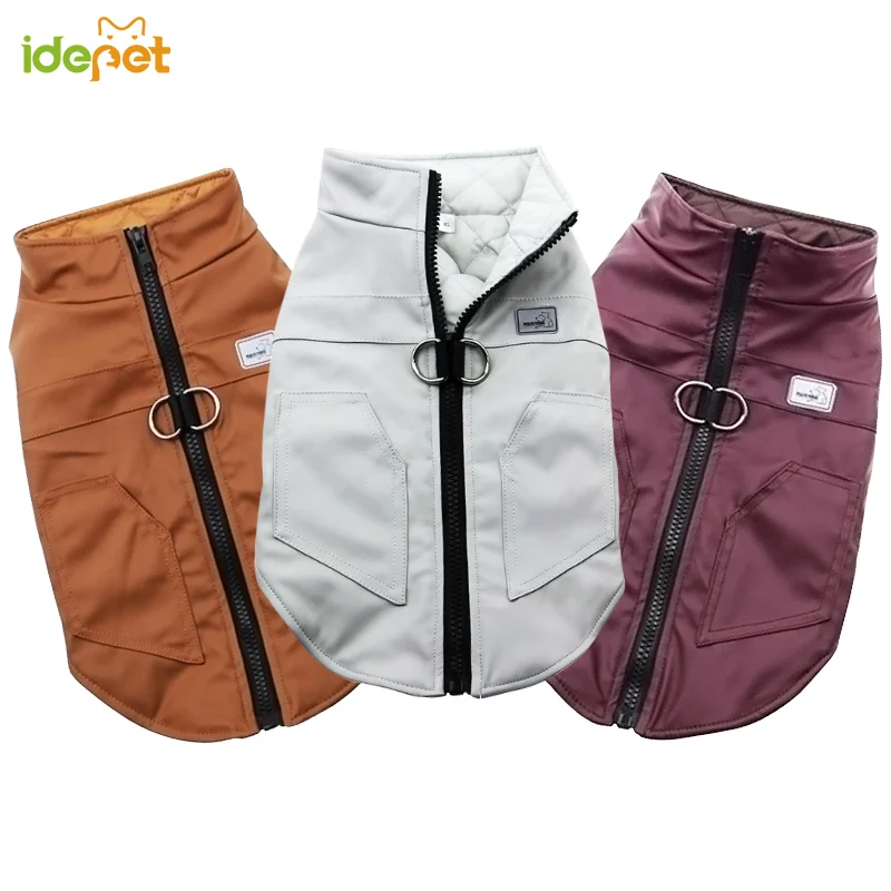 Big Dog Clothes For Small Medium Dogs Jacket Pet Clothing Raincoat Waterproof Dog Coat Vest Warm Outfit French Bulldog Jackets30