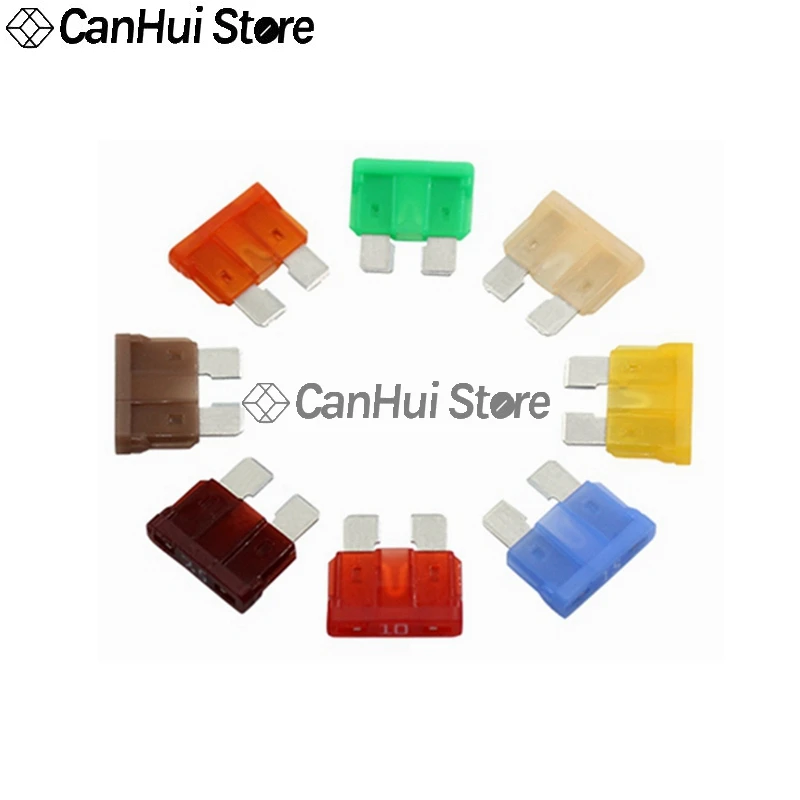 5/10/20Pcs MINI Small Medium Large Car Fuse 2A3A4A5A7.5A 10A 15A 20A 25A 30A 35A40A 50Amp Clip Fuse Set for Car Truck Littelfuse