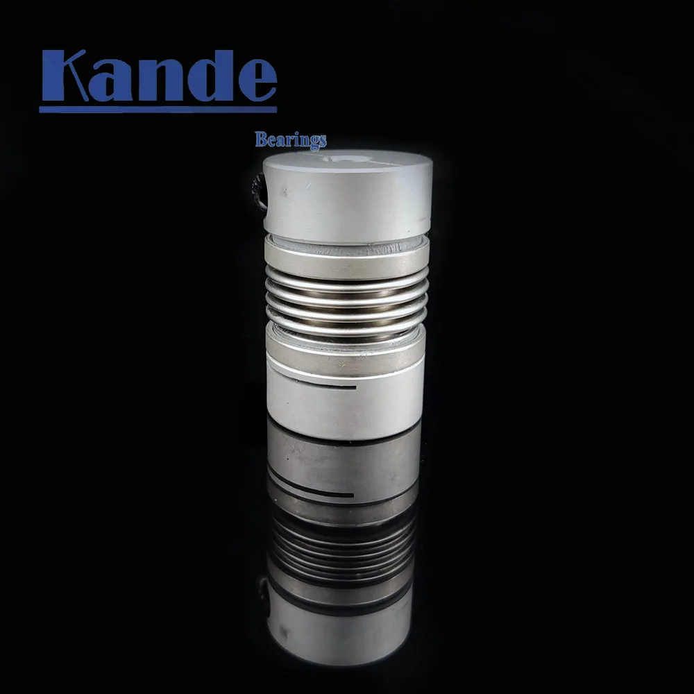 Kande Bearings 1pc Corrugated Coupling  D16L28 3/4/5/6/6.35/8mm CNC Aluminium Alloy for Stepper Motor 3D Printer  Couple image 5
