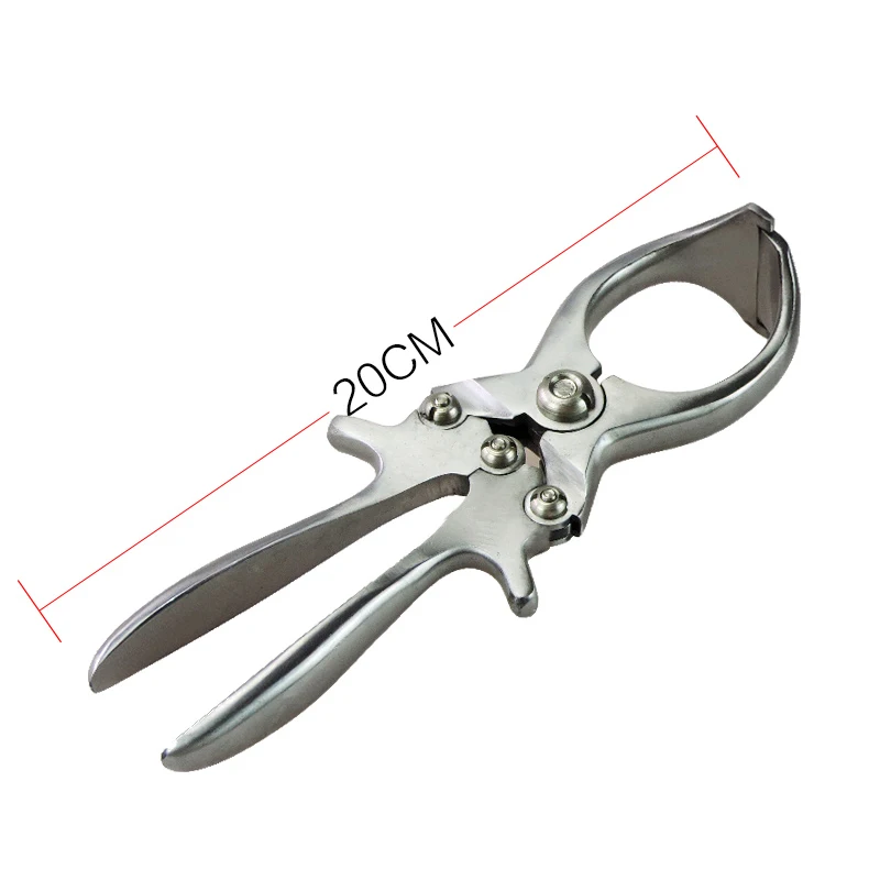 Sheep goat ram bloodless castration emasculate plier clamp castration pincer forcep stainless steel veterinary equipment