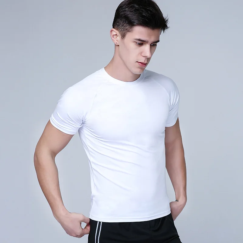 

MRMT 2024 Brand New Men's T Shirt Pure Color Leisure Head T-shirt for Male Short Sleeve Round Collar Tights Tops Tshirt