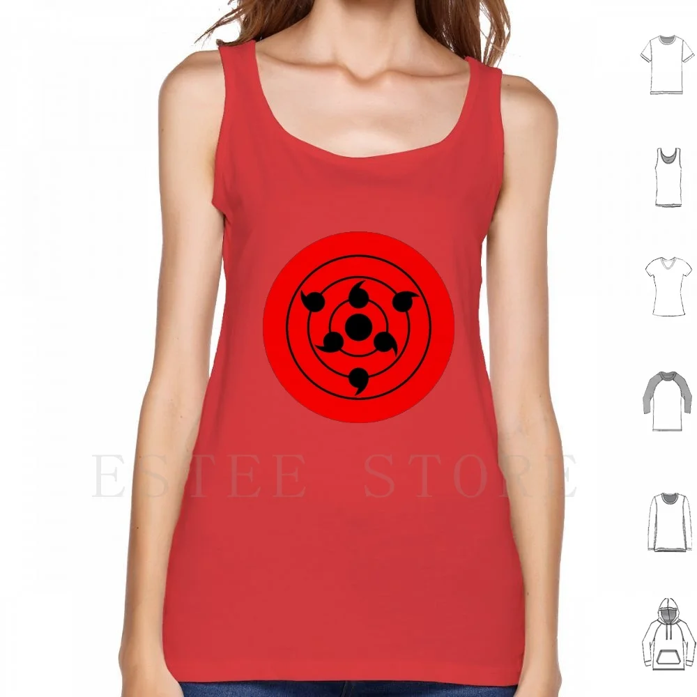 The Power Eyes Of Six Paths Tank Tops Vest Sleeveless Aesthetic Sasuke Obito Hokage Mitsuki Kakashi Uchiha Jiraiya