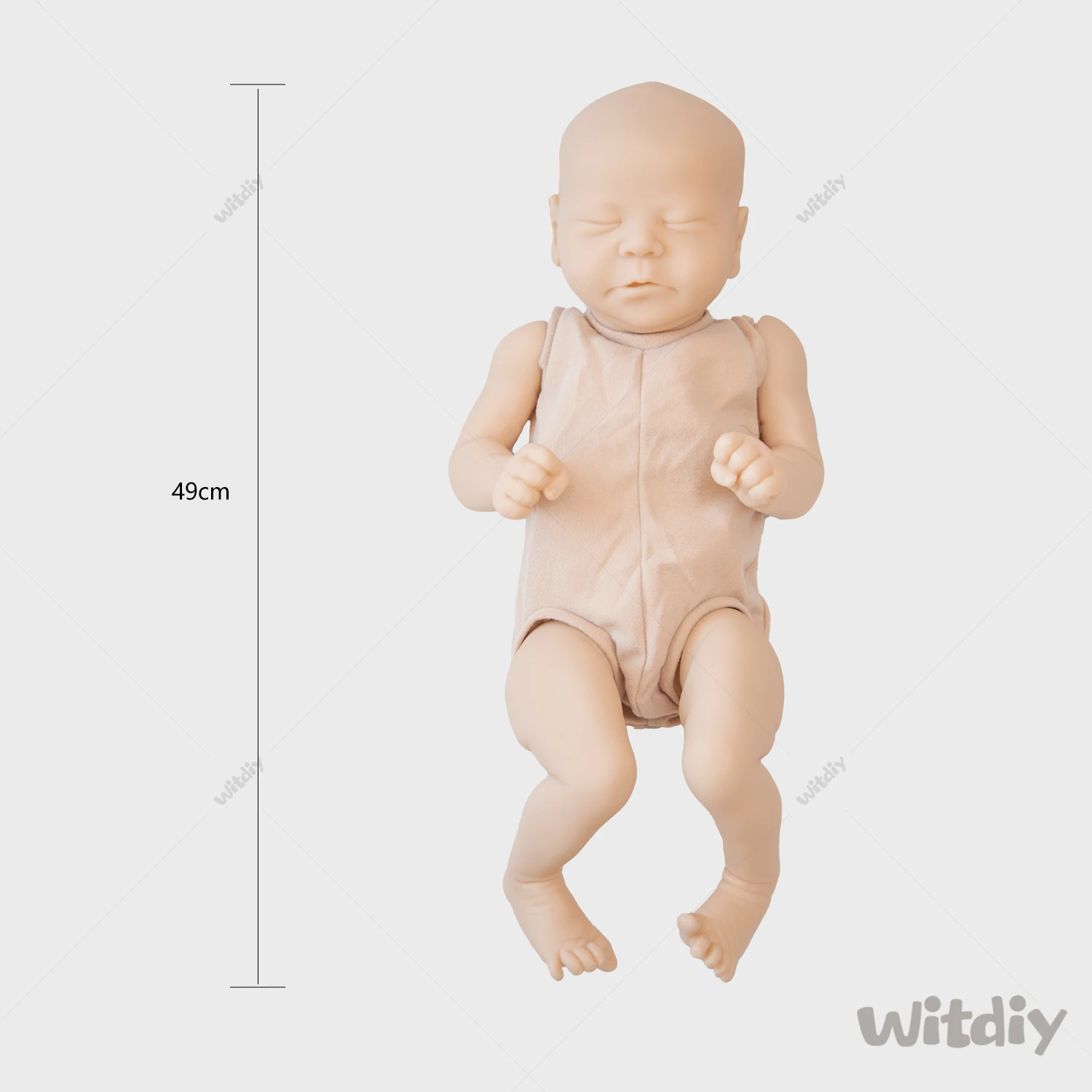 Witdiy Chase 50 cm/19.69 inch new vinyl blank reborn doll baby unpainted kit/Give 2 gifts