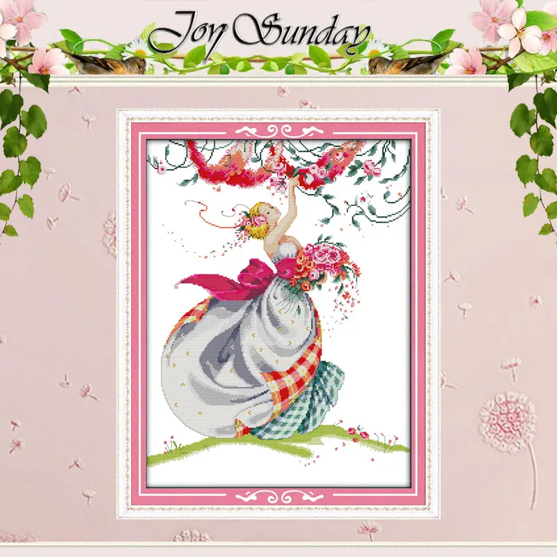 Harvest Roses Patterns Counted Cross Stitch Set DIY 11CT 14CT 16CT Stamped DMC Cross-stitch Kit Embroidery Needlework Home Decor