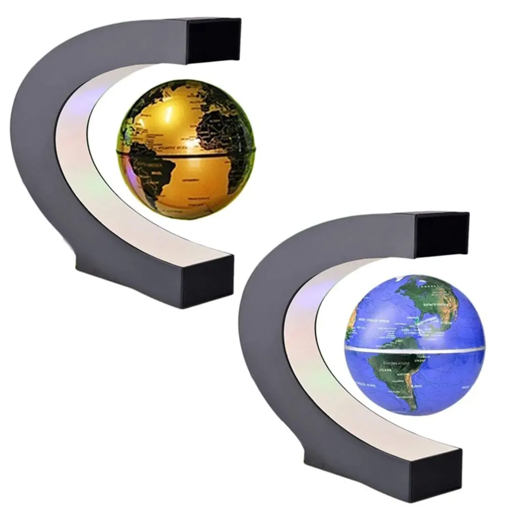 LED World Map Magnetic Levitation Floating Globe Home Electronic Antigravity Lamp Novelty Ball Light Birthday Decoration