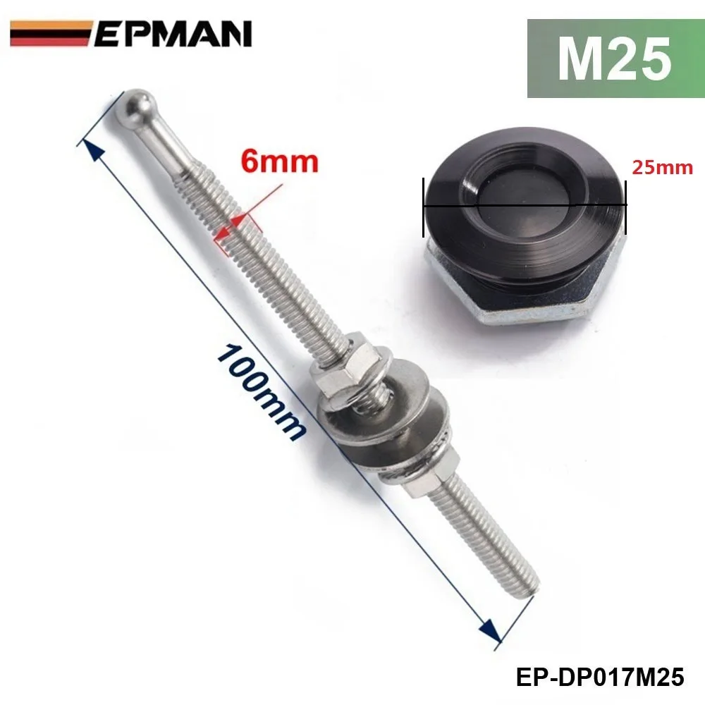 1 "uniwersalny aluminiowy szybki zatrzask przycisk kęsy kołki maski klips blokujący do VW Golf EP-DP016M25/EP-DP017M25 — zdjęcie 4
