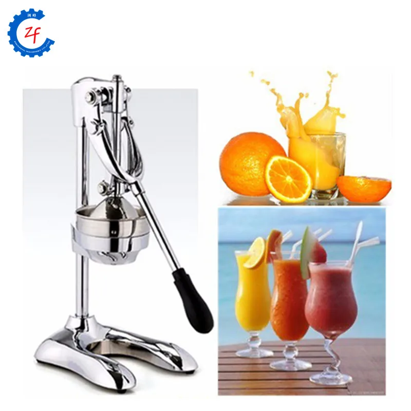 Stainless steel manual grape juicer popular hand press orange juice squeeze machine